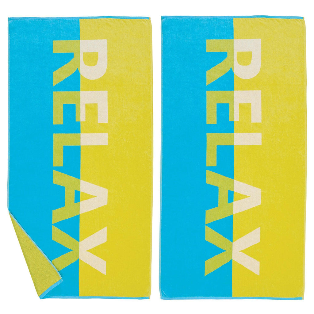 Great Bay Home 2 Pack - 30" x 60" / Relax 2 Pack Vibrant Printed Beach Towels | Boca Collection by Great Bay Home 2 Pack Vibrant Printed Beach Towels | Boca Collection by Great Bay Home