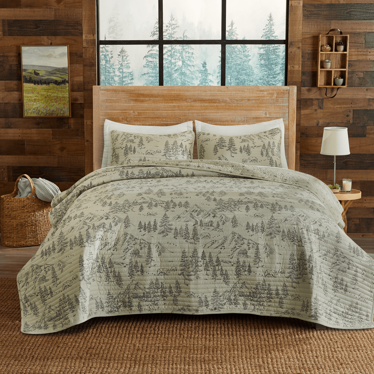 Virah deals Bella East Forge 3 Piece Quilt Set King Size