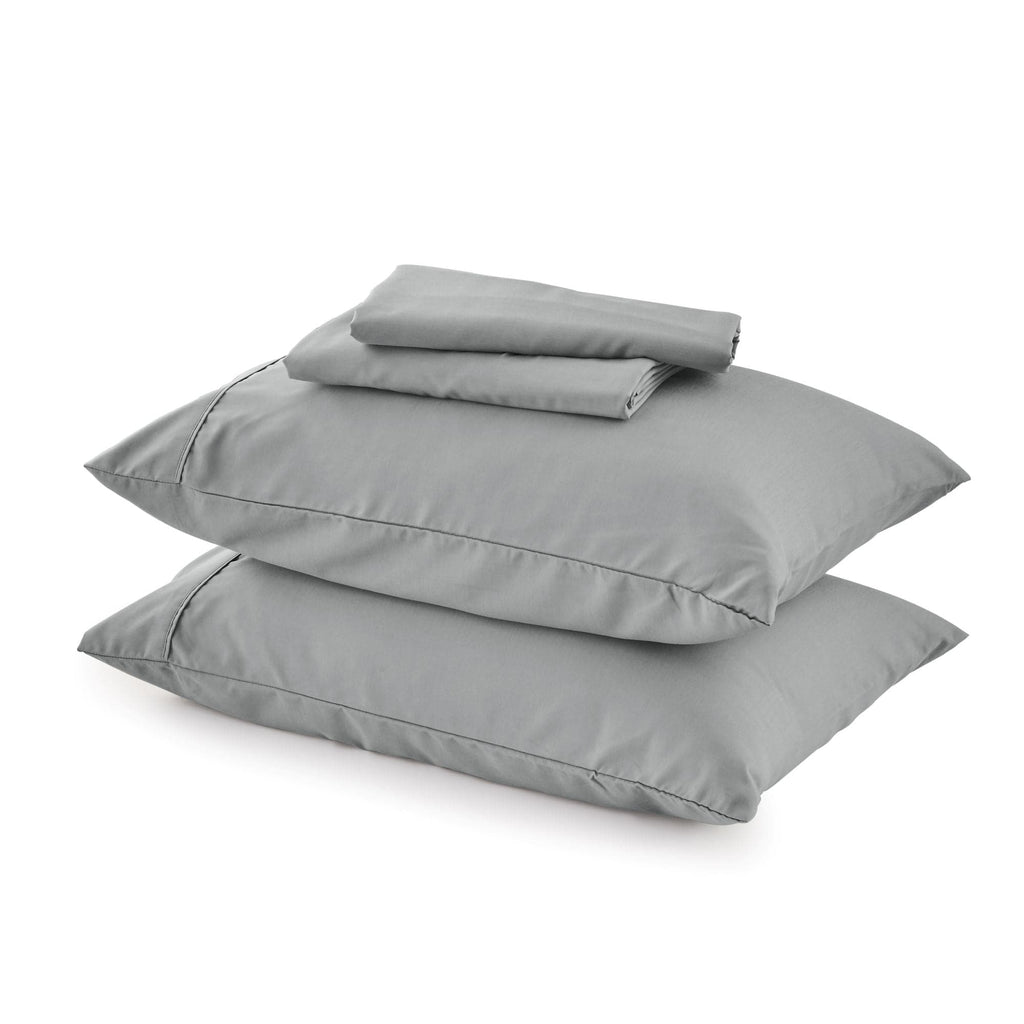 Great Bay Home Bed Sheets 4 Piece Solid Microfiber Sheet Set | Jordyn Collection by Great Bay Home 4 Piece Solid Microfiber Sheet Set | Jordyn Collection by Great Bay Home