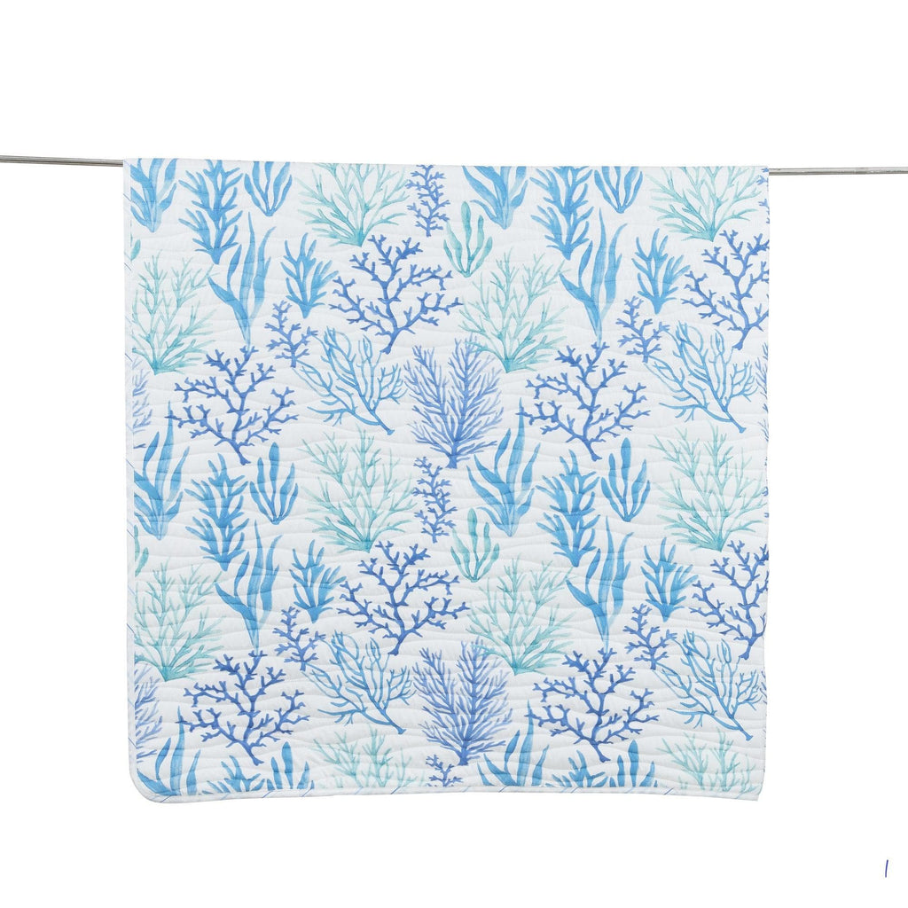 Great Bay Home Quilts Blue Coral Quilt - Amelia Island Blue Coral Quilt | Amelia Island by Great Bay Home