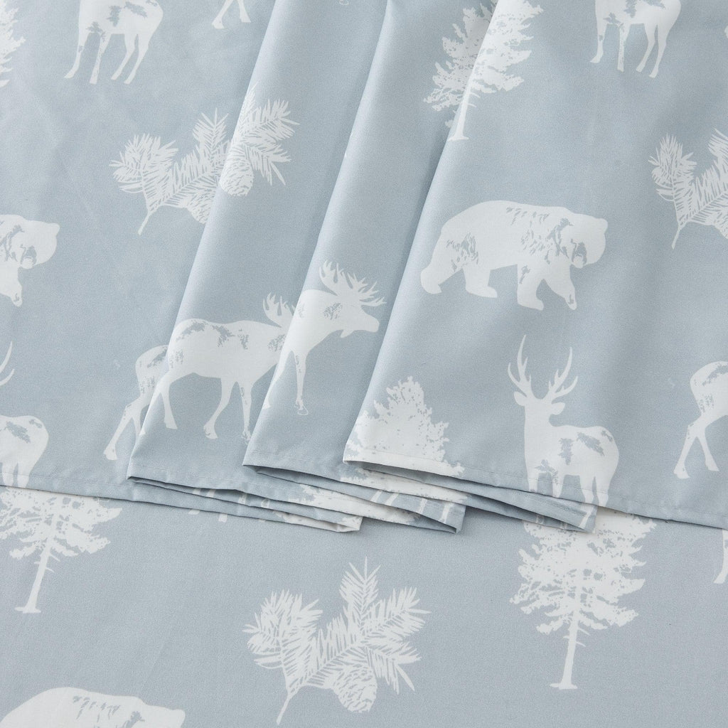 Great Bay Home Sheets Lodge Microfiber Sheet Set | Mountain Ridge Collection by Great Bay Home Lodge Microfiber Sheet Set | Mountain Ridge Collection by Great Bay Home