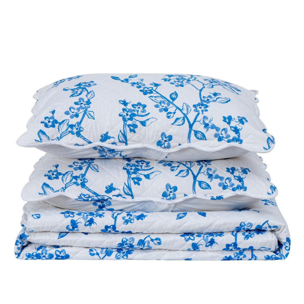 greatbayhome Quilts 3-Piece Floral Quilt - Raelynn Collection 3-Piece Floral Quilt Set | Raelynn Collection by Great Bay Home