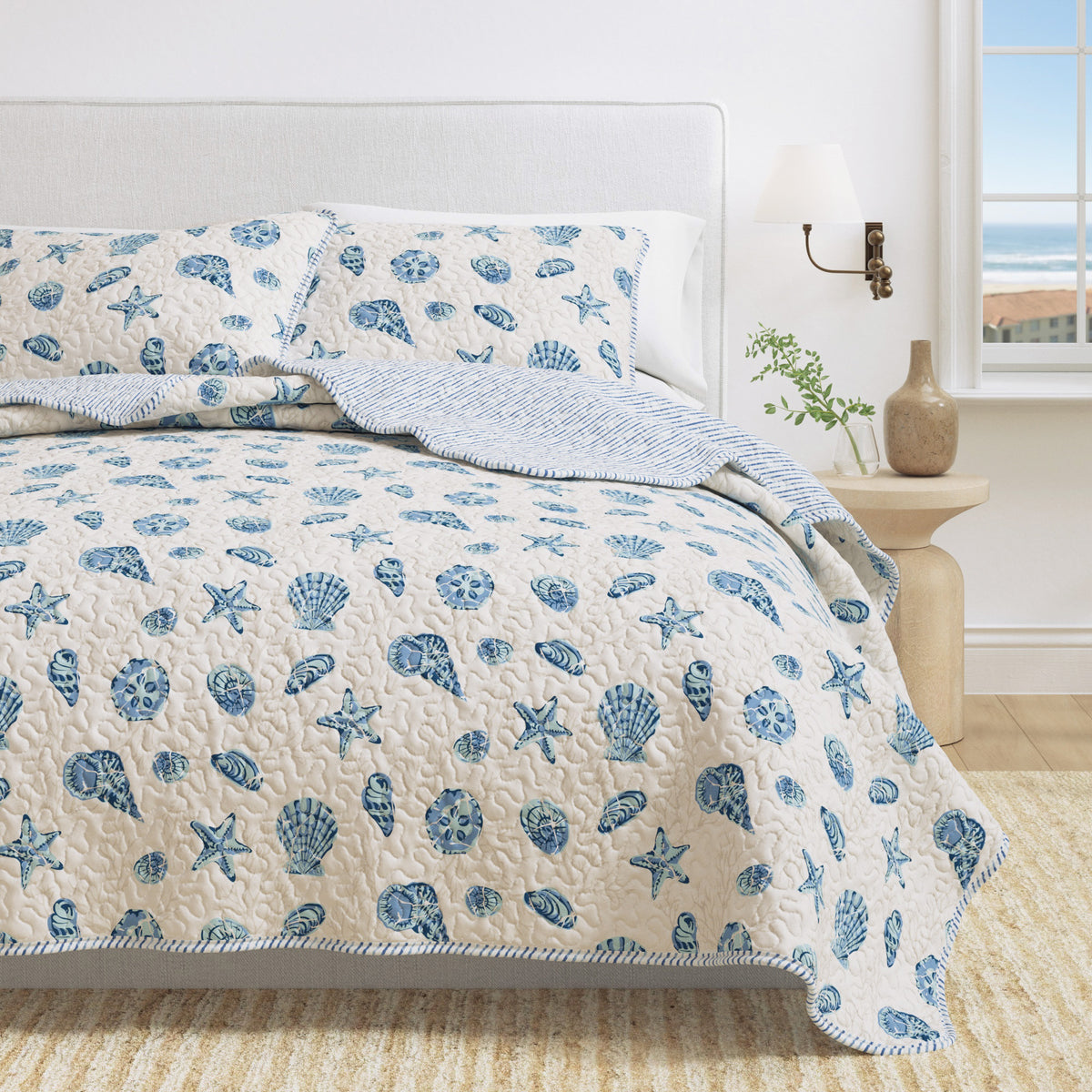 Coastal Quilt Set | Bali Collection by Great Bay Home