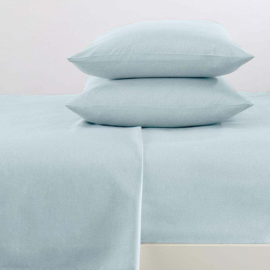 Great Bay Home Twin / Light Blue Modal Jersey Knit Sheets - McKinley Collection 4-Piece Modal Jersey Knit Sheets | McKinley Collection by Great Bay Home