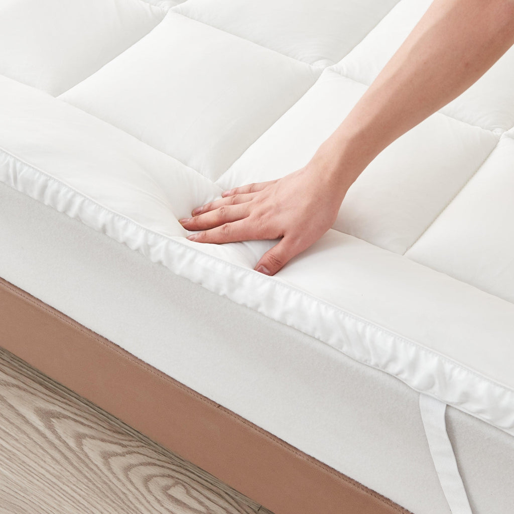 Great Bay Home 2 Inch Thick Cooling Mattress Pad - Finley 2 Inch Thick Cooling Mattress Topper | Finley Collection by Great Bay Home