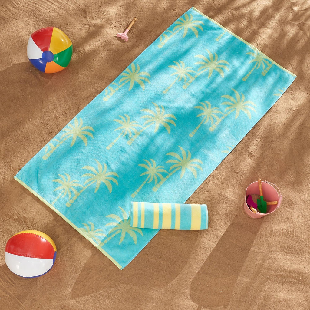 Great Bay Home 2 Pack 100% Cotton Jacquard Beach Towels | Playa Collection by Great Bay Home 2 Pack 100% Cotton Jacquard Beach Towels | Playa Collection by Great Bay Home