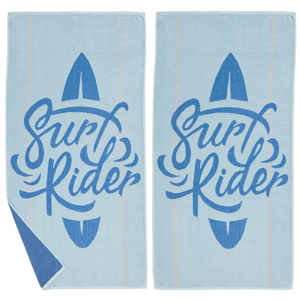 Great Bay Home 2 Pack - 30" x 60" / Surf 2 Pack Vibrant Printed Beach Towels | Boca Collection by Great Bay Home 2 Pack Vibrant Printed Beach Towels | Boca Collection by Great Bay Home