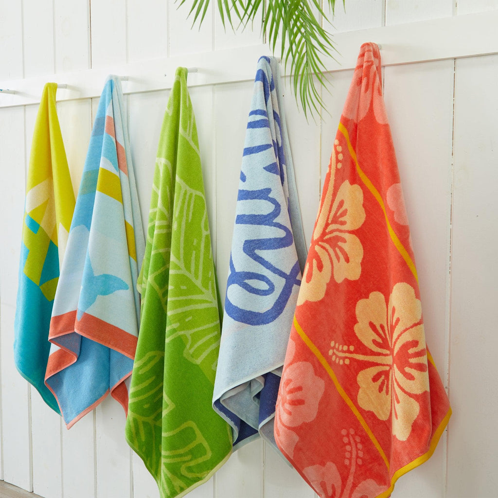 Great Bay Home 2 Pack Vibrant Printed Beach Towels | Boca Collection by Great Bay Home 2 Pack Vibrant Printed Beach Towels | Boca Collection by Great Bay Home