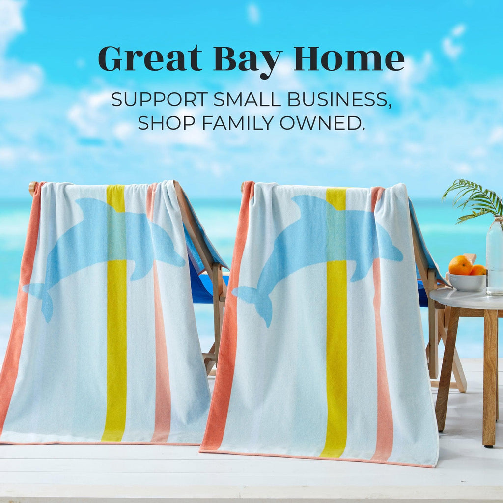 Great Bay Home 2 Pack Vibrant Printed Beach Towels | Boca Collection by Great Bay Home