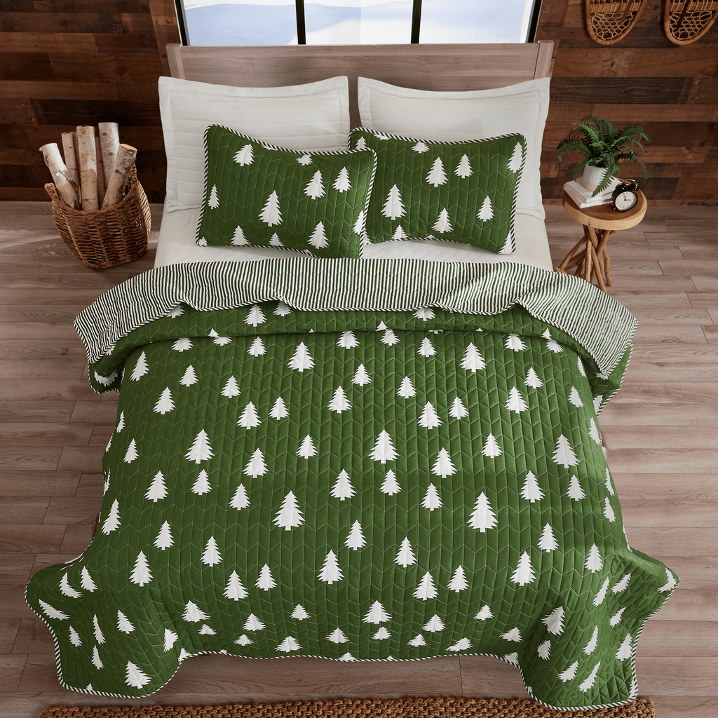 Great Bay Home 3 Piece Lodge Printed Quilt - Arrowhead 3 Piece Lodge Printed Quilt Set | Arrowhead Collection by Great Bay Home