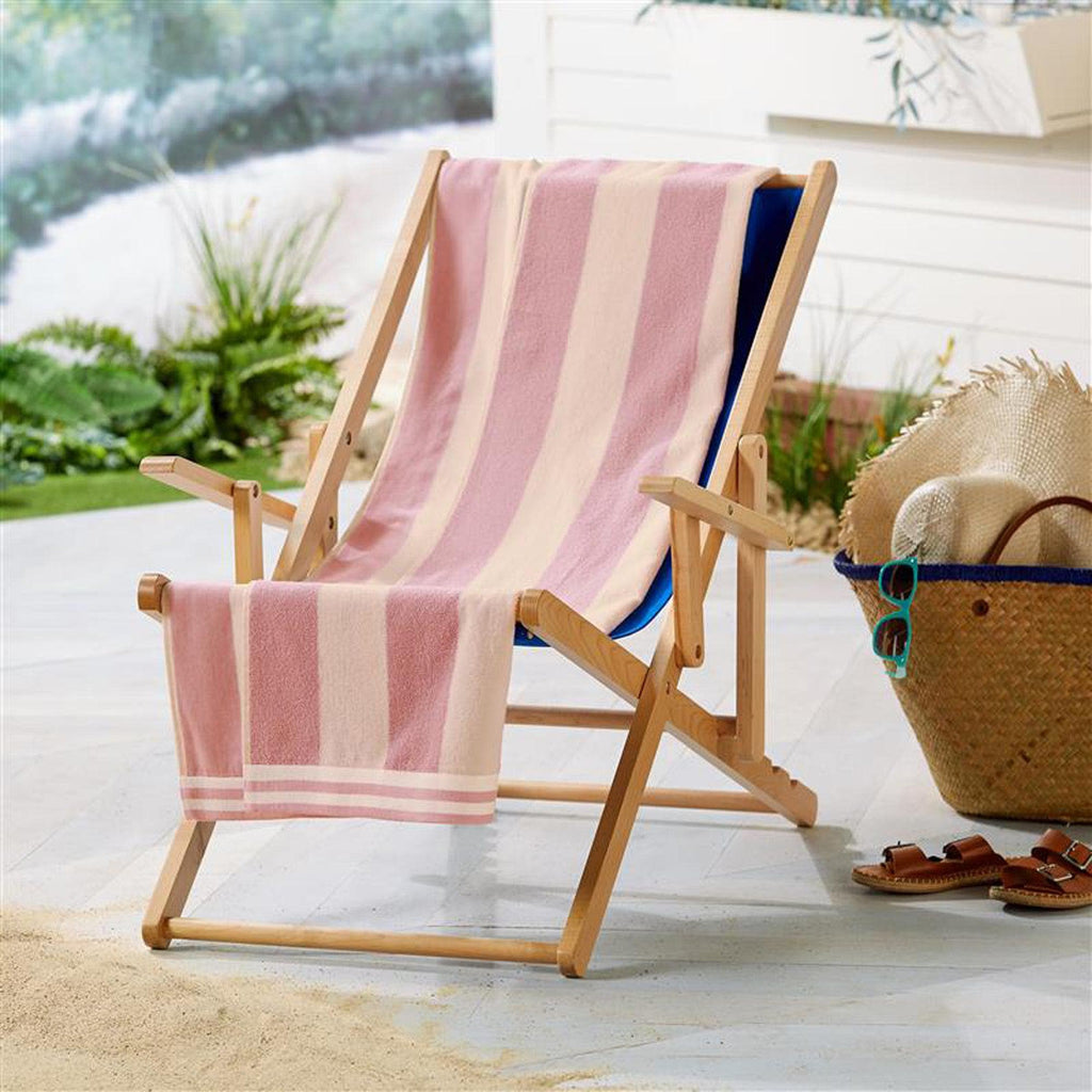 Great Bay Home 4 Pack Striped Cabana Beach Towel | Edgartown Collection by Great Bay Home