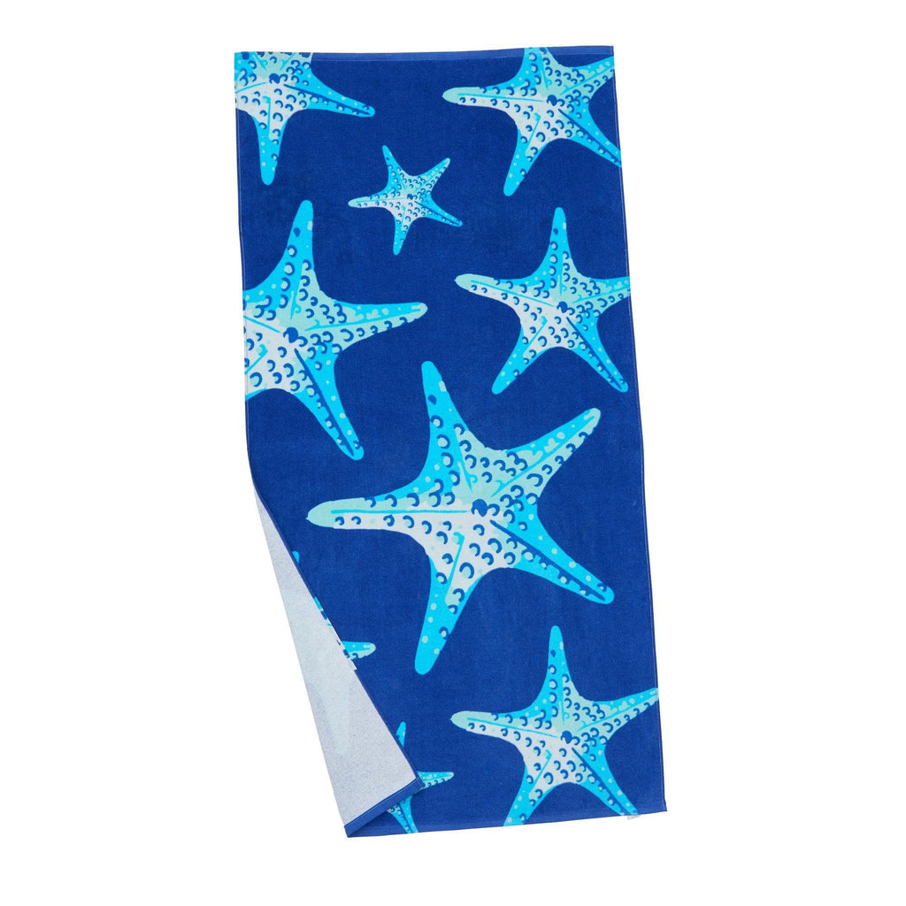 Great Bay Home Beach Towels 30" x 60" / Starfish Vibrant Printed Beach Towels | Keilani Collection by Great Bay Home Vibrant Printed Beach Towels | Keilani Collection by Great Bay Home