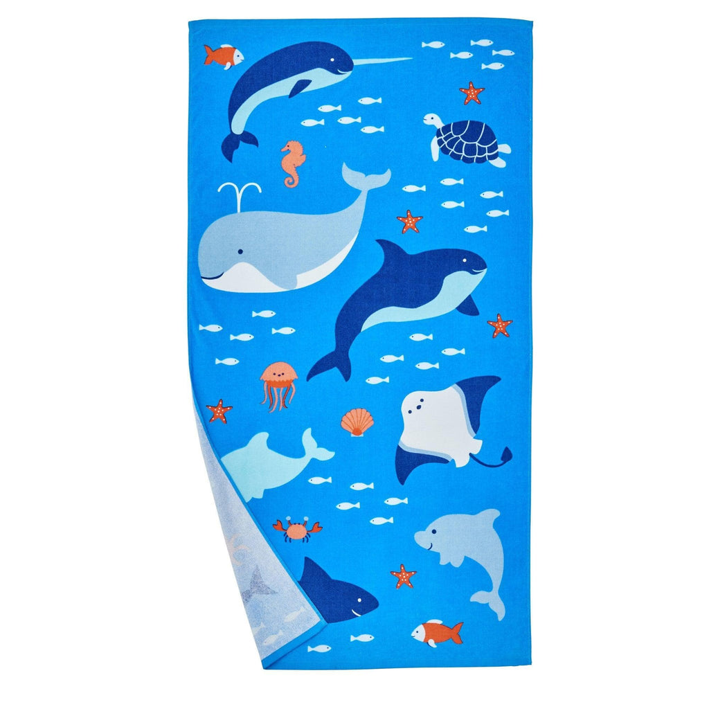 Great Bay Home Beach Towels 30" x 60" / Marine Life Vibrant Printed Beach Towels | Keilani Collection by Great Bay Home Vibrant Printed Beach Towels | Keilani Collection by Great Bay Home