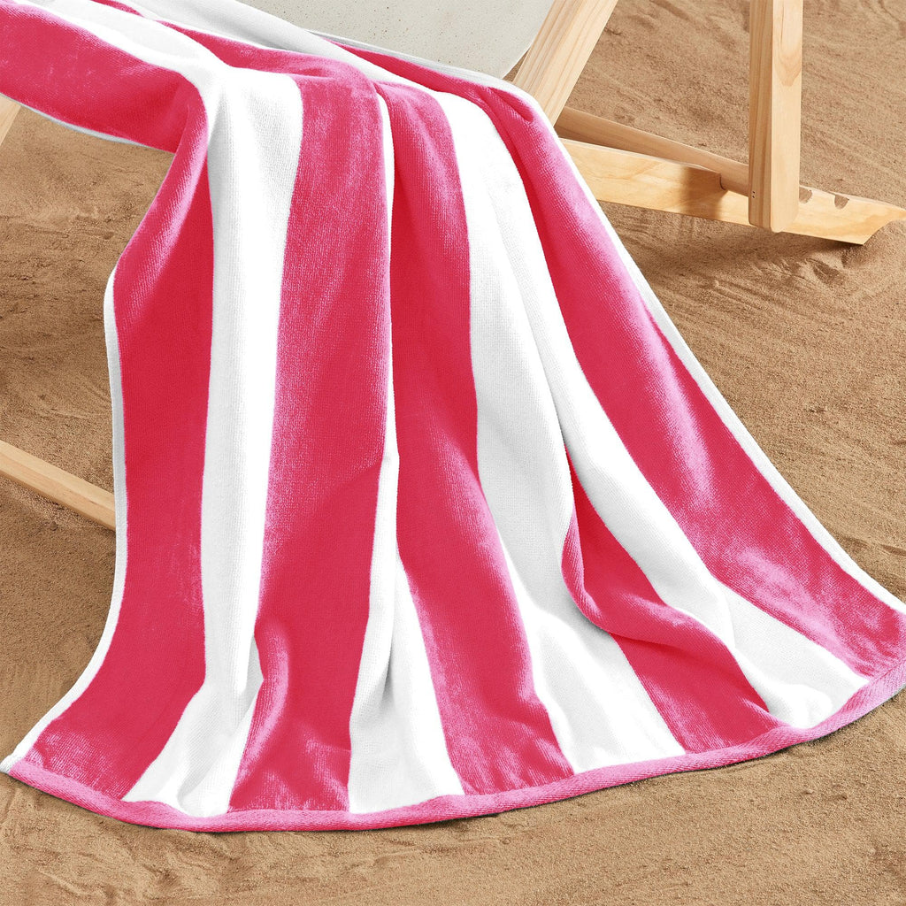 Great Bay Home Cabana Stripe Beach Towels | Novia Collection by Great Bay Home Cabana Stripe Beach Towels | Novia Collection by Great Bay Home
