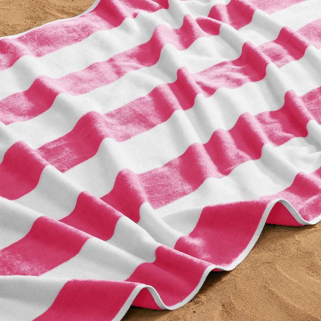 Great Bay Home Oversized Cabana Stripe Beach Towels | Novia Collection by Great Bay Home Oversized Cabana Stripe Beach Towels | Novia Collection by Great Bay Home