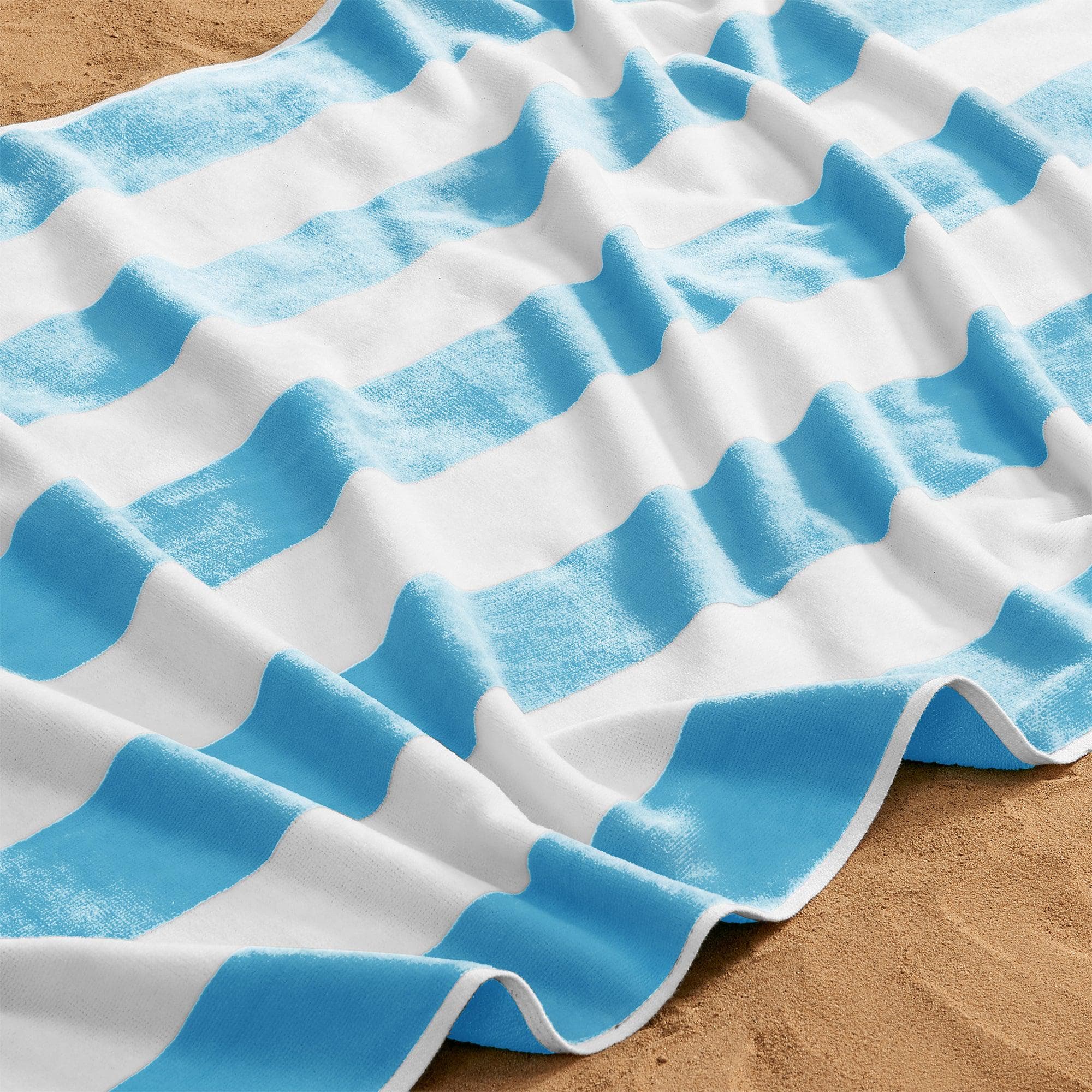 Oversized Cabana Stripe Beach Towels