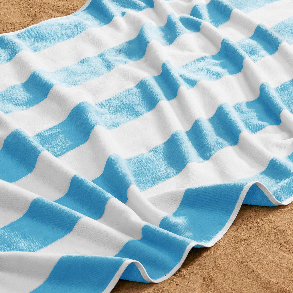 Great Bay Home Oversized Cabana Stripe Beach Towels | Novia Collection by Great Bay Home Oversized Cabana Stripe Beach Towels | Novia Collection by Great Bay Home