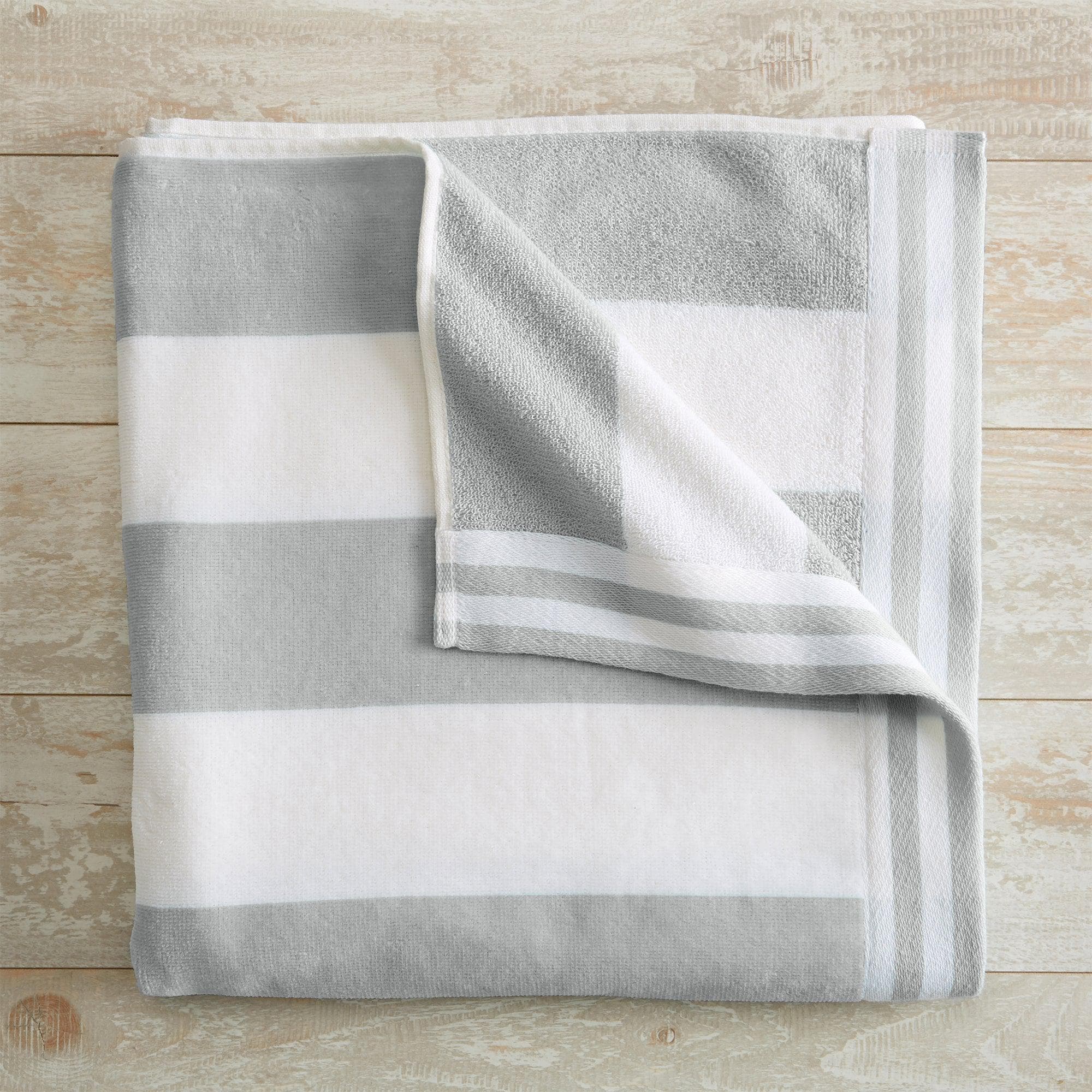 Dlebay Turkish Beach Towels – Oversized 39x72 Inches, Super Absorbent & Quick Dry, 2-Pack