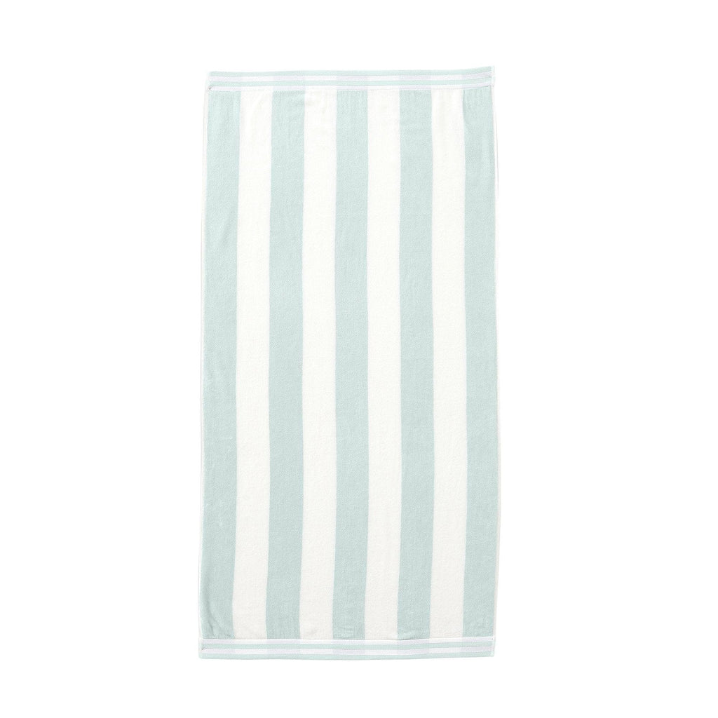 Great Bay Home 40" x 70" / Light Blue Oversized Striped Cabana Beach Towel | Edgartown Collection by Great Bay Home Oversized Striped Cabana Beach Towel | Edgartown Collection by Great Bay Home