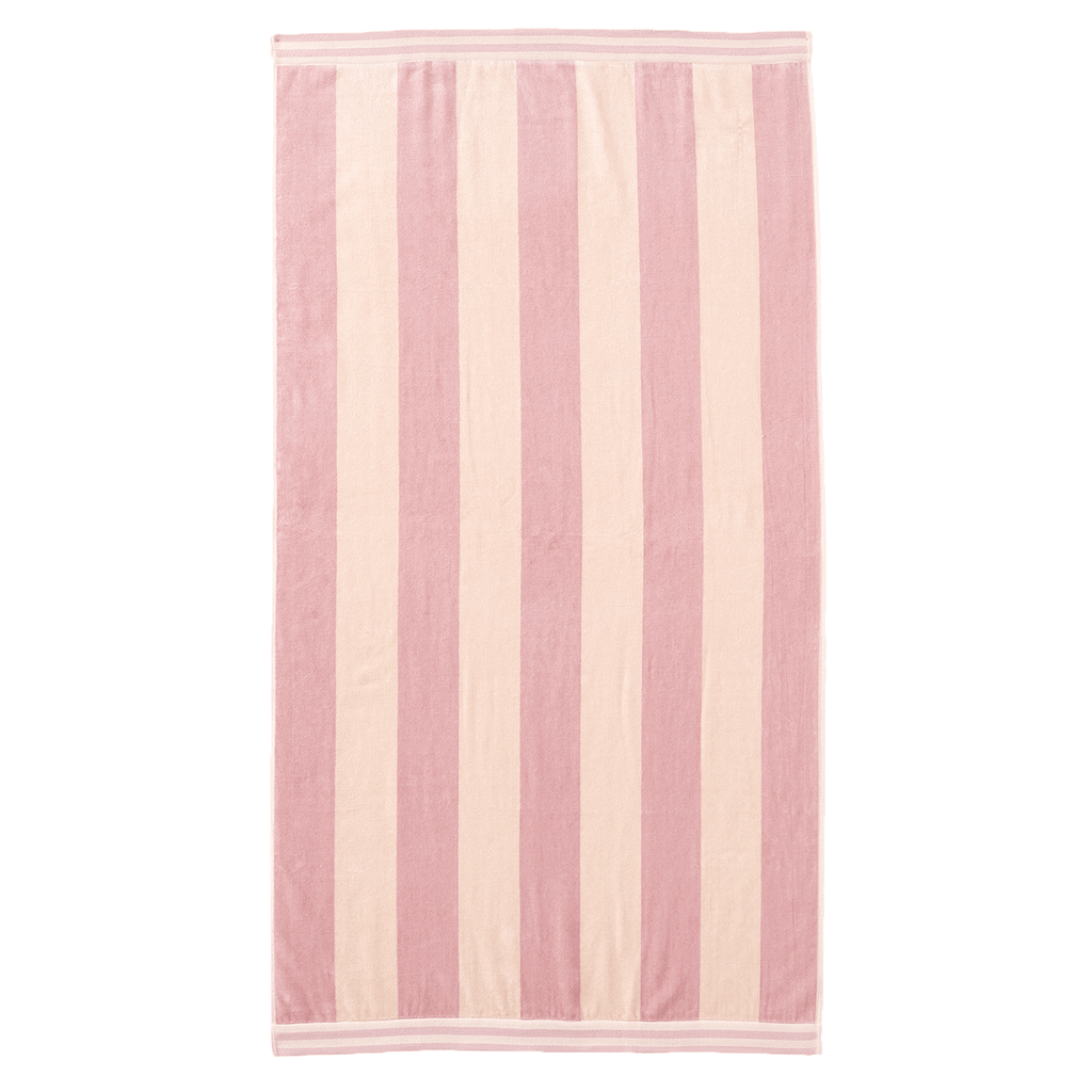 Great Bay Home Oversized Striped Cabana Beach Towel | Edgartown Collection by Great Bay Home
