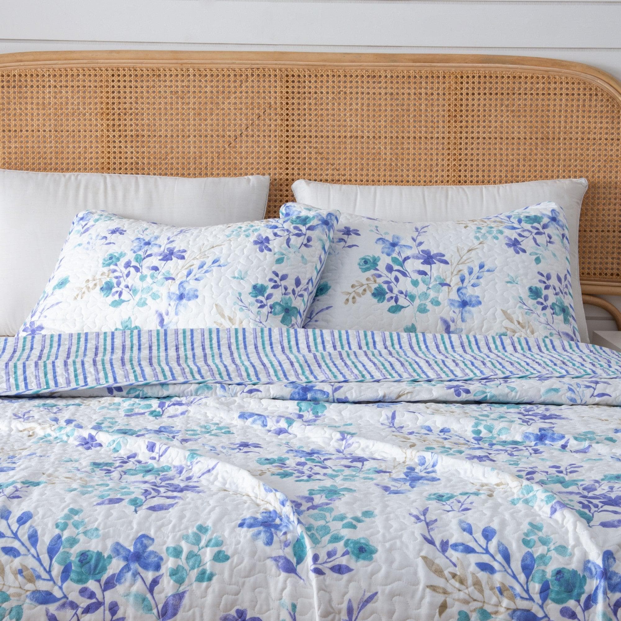 Spring Floral Quilt Set  Marianne Collection by Great Bay Home