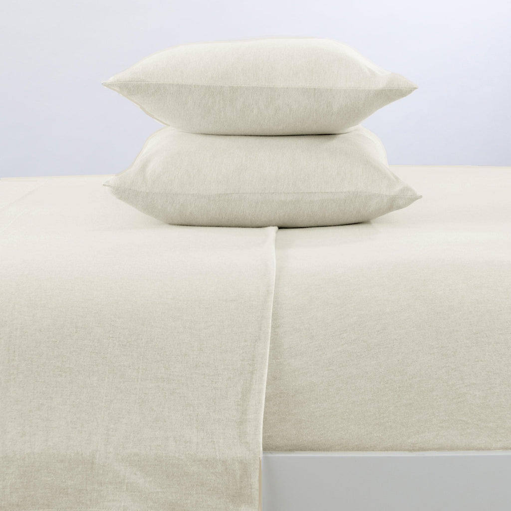 Great Bay Home Twin / Ivory Super Soft Tech Knit Jersey Sheets | Brie Collection by Great Bay Home Super Soft Tech Knit Jersey Sheets | Brie Collection by Great Bay Home