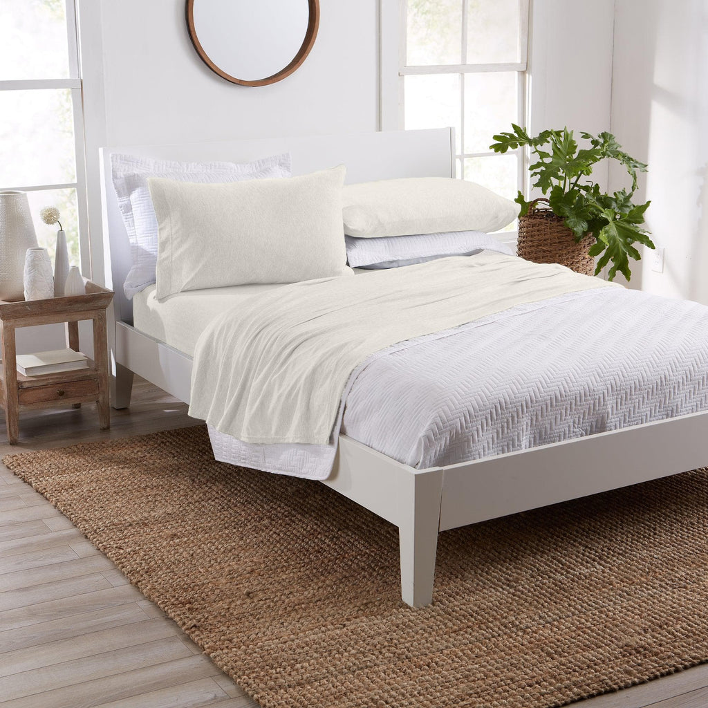 Great Bay Home Super Soft Tech Knit Jersey Sheets | Brie Collection by Great Bay Home Super Soft Tech Knit Jersey Sheets | Brie Collection by Great Bay Home