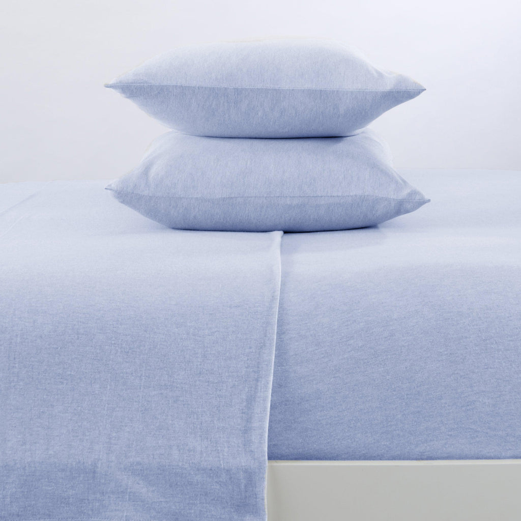 Great Bay Home Twin / Light Blue Super Soft Tech Knit Jersey Sheets | Brie Collection by Great Bay Home Super Soft Tech Knit Jersey Sheets | Brie Collection by Great Bay Home