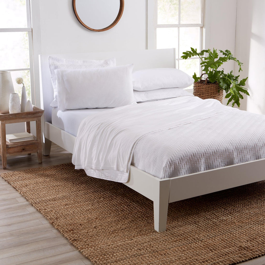 Great Bay Home Super Soft Tech Knit Jersey Sheets | Brie Collection by Great Bay Home Super Soft Tech Knit Jersey Sheets | Brie Collection by Great Bay Home