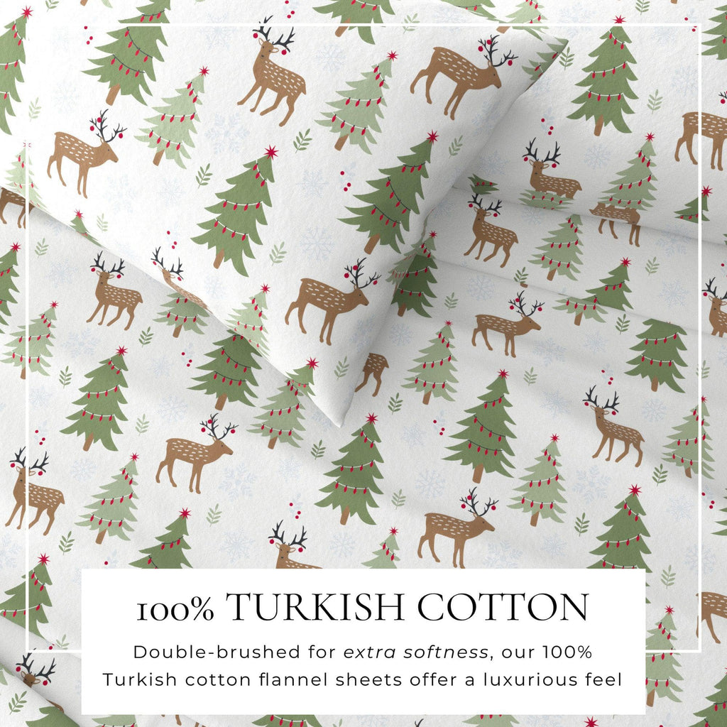 greatbayhome 100% Turkish Cotton Flannel Sheet Sets - Boulder Collection 100% Turkish Cotton Flannel Sheet Sets | Boulder Collection by Great Bay Home