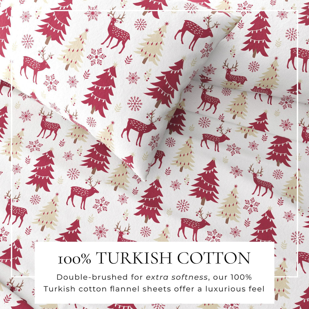 greatbayhome 100% Turkish Cotton Flannel Sheet Sets - Boulder Collection 100% Turkish Cotton Flannel Sheet Sets | Boulder Collection by Great Bay Home