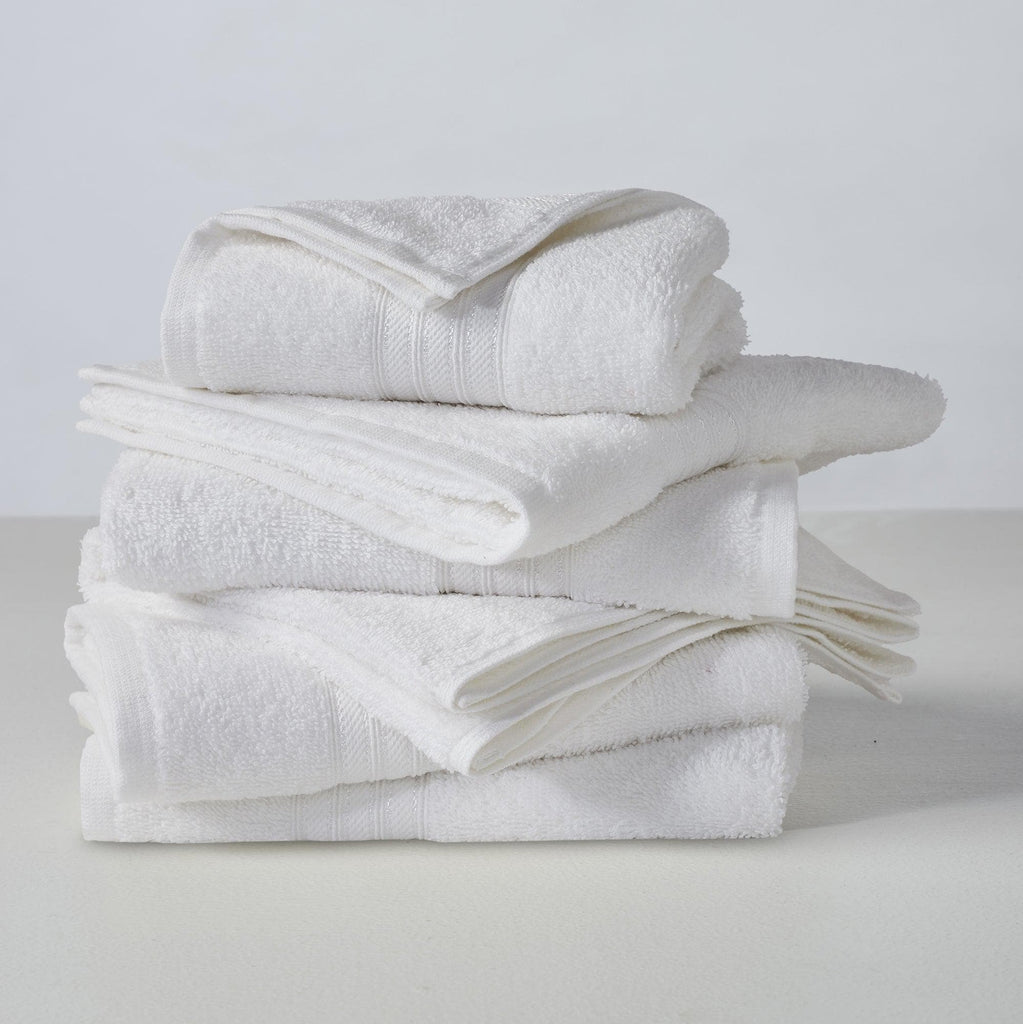 greatbayhome Hand Towel (Pack of 6) / White 6 Pack Cotton Hand Towels - Cooper Collection Soft 100% Cotton Quick Dry Bath Towels | Cooper Collection by Great Bay Home