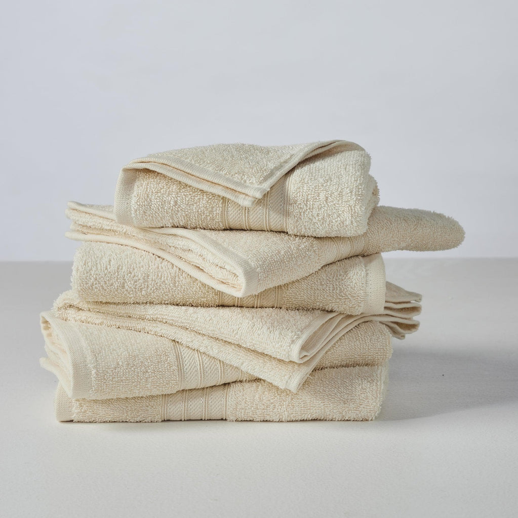 greatbayhome Hand Towel (Pack of 6) / Ivory 6 Pack Cotton Hand Towels - Cooper Collection Soft 100% Cotton Quick Dry Bath Towels | Cooper Collection by Great Bay Home