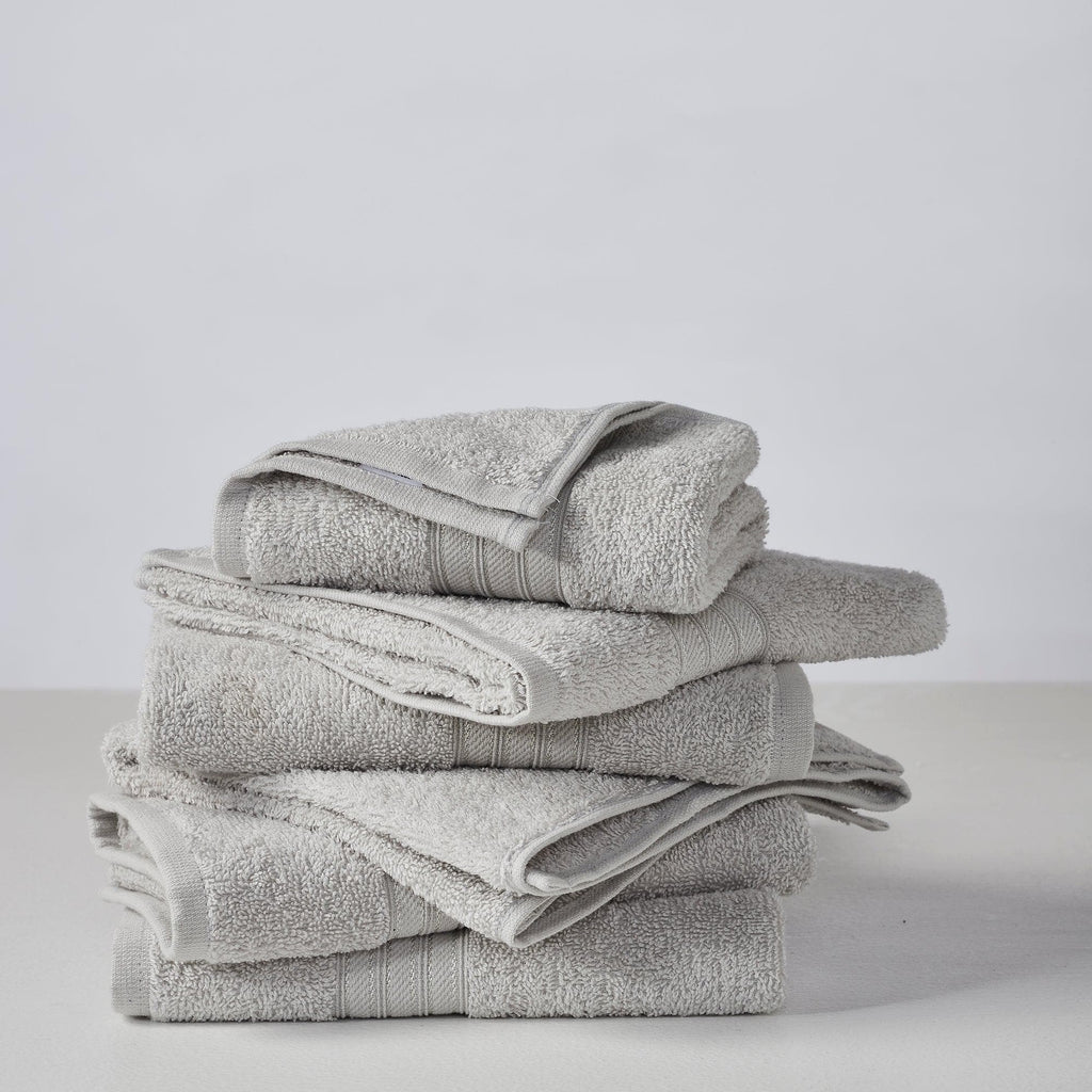 greatbayhome Hand Towel (Pack of 6) / Light Grey 6 Pack Cotton Hand Towels - Cooper Collection Soft 100% Cotton Quick Dry Bath Towels | Cooper Collection by Great Bay Home