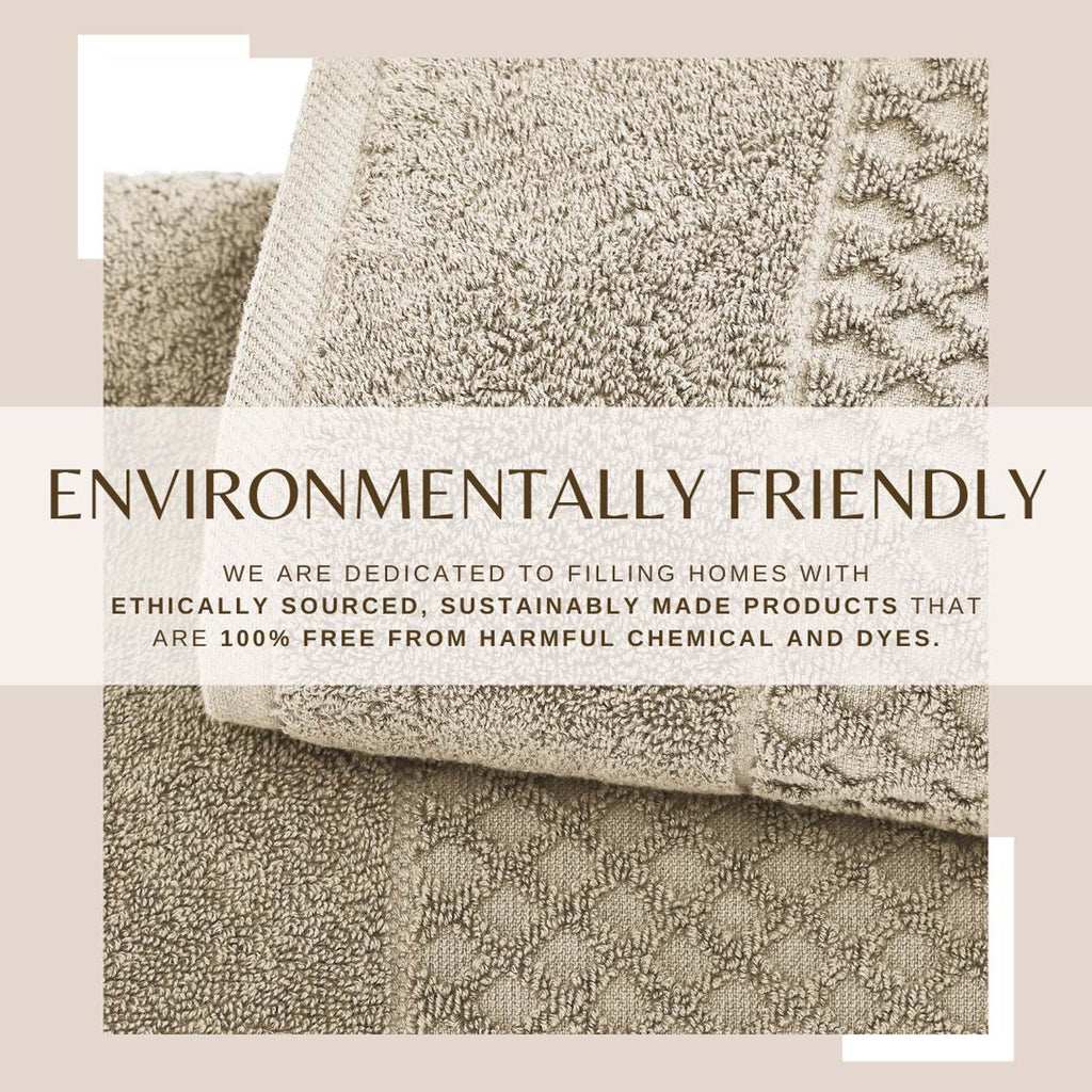 greatbayhome 6 Pack Cotton Hand Towels - Grayson Collection 100% Cotton Quick-Dry Bath Towels | Grayson Collection by Great Bay Home