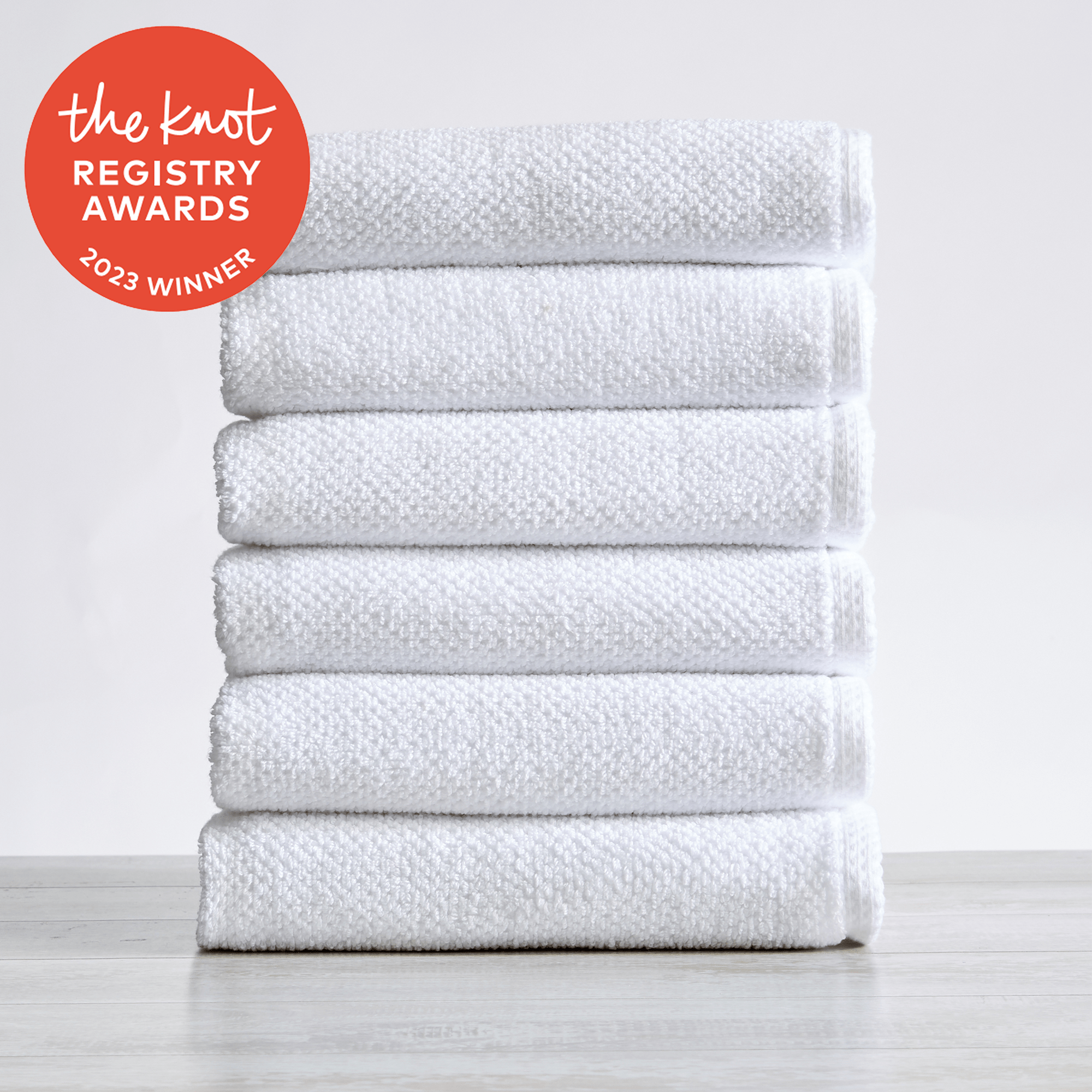 Basics Odor Resistant Textured Hand Towel, 16 x 26 Inches - 6-Pack,  Lavender