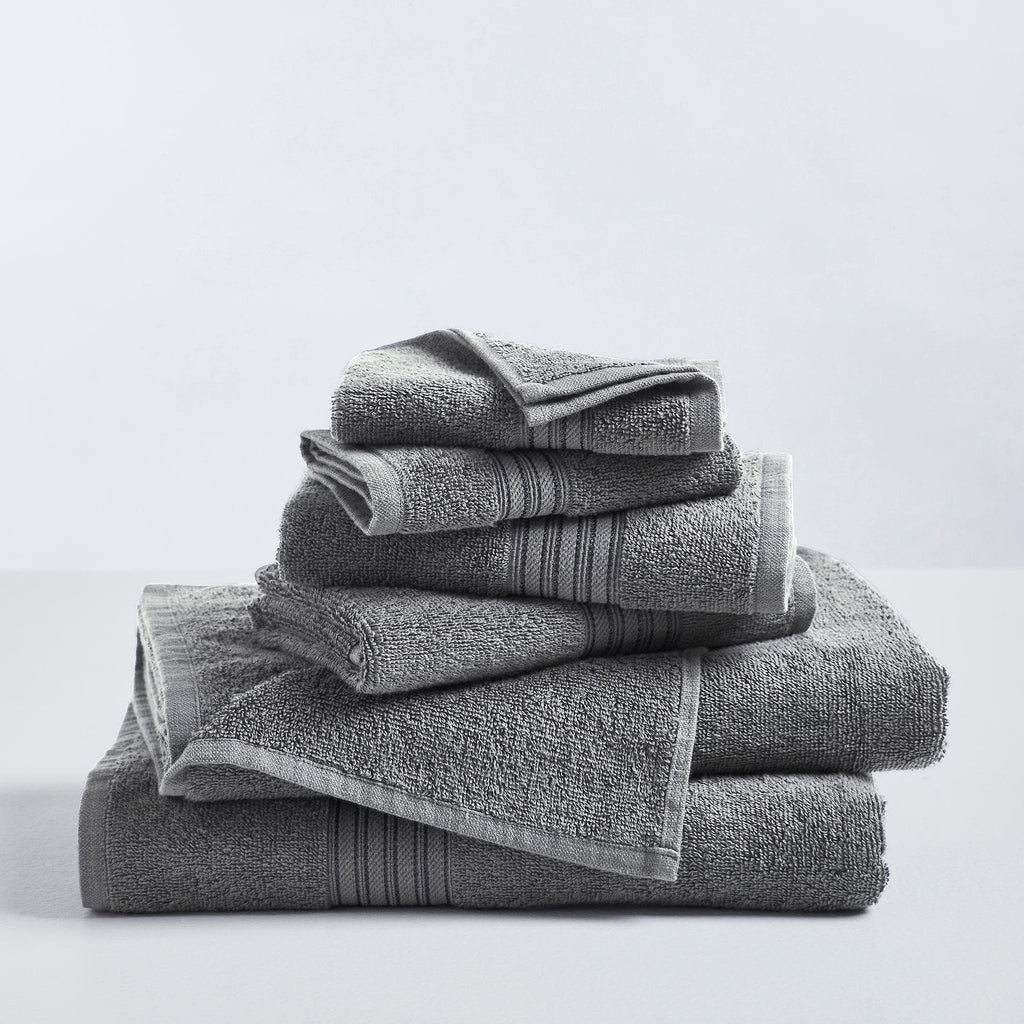 greatbayhome Bath Towels 6-Piece Cotton Bath Towel Set - Cooper Collection Soft 100% Cotton Quick Dry Bath Towels | Cooper Collection by Great Bay Home