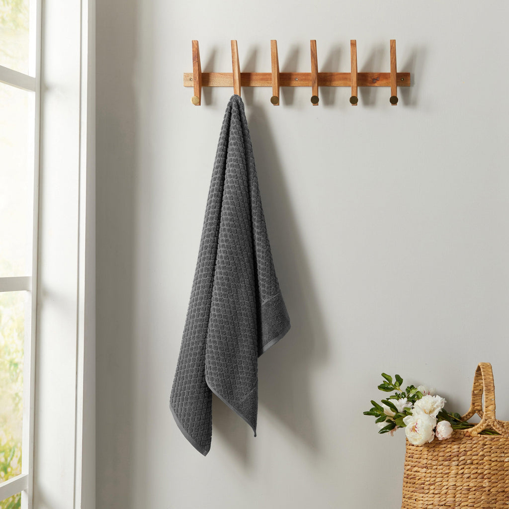 greatbayhome Bath Towels Bath Towel / Dark Gray Cotton Bath Towel - Grayson Collection 100% Cotton Quick-Dry Bath Towel | Grayson Collection by Great Bay Home