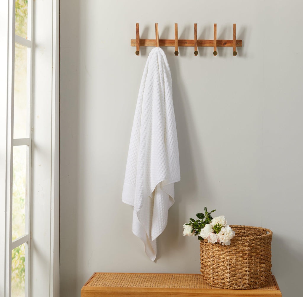 greatbayhome Bath Towels & Washcloths Bath Sheet / Optic White Cotton Bath Sheet - Grayson Collection 100% Cotton Quick-Dry Bath Sheet | Grayson Collection by Great Bay Home