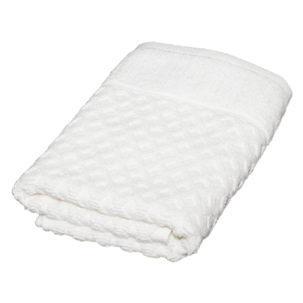 greatbayhome Bath Towels & Washcloths Hand Towel / Optic White Cotton Hand Towel - Grayson Collection 100% Cotton Quick-Dry Hand Towel | Grayson Collection by Great Bay Home