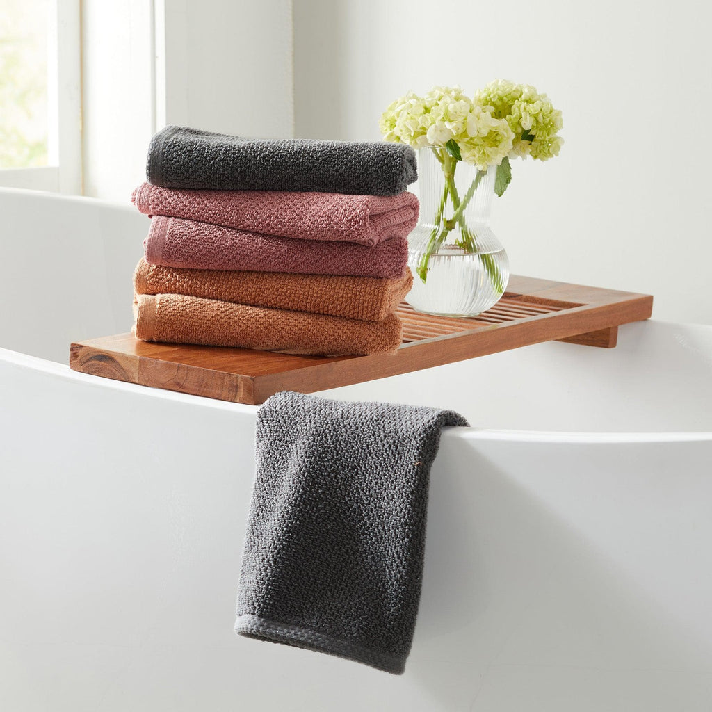 greatbayhome Bath Towels & Washcloths Cotton Textured Bath Sheet - Acacia Collection Ultra-Absorbent Popcorn Bath Sheet | Acacia Collection by Great Bay Home