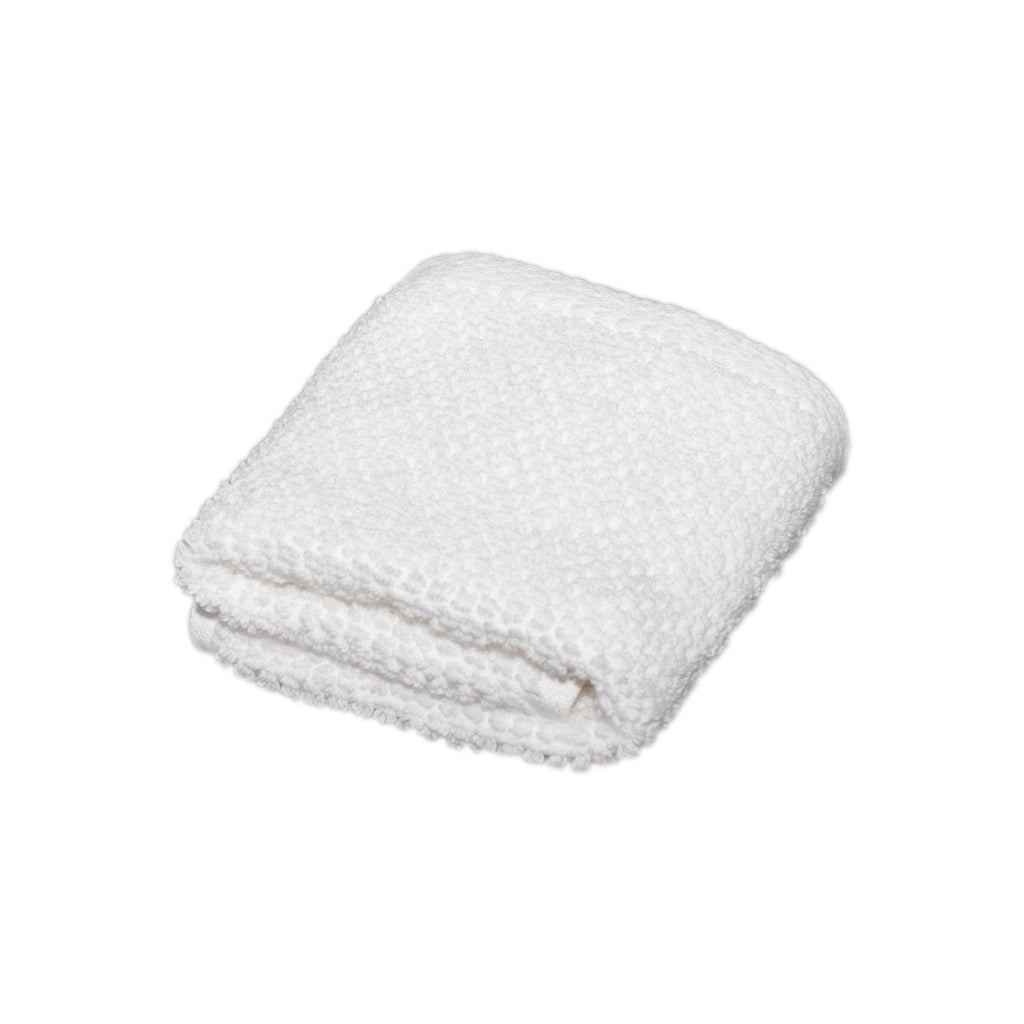 greatbayhome Bath Towels & Washcloths Washcloth / Optic White Cotton Textured Washcloth - Acacia Collection Ultra-Absorbent Popcorn Washcloth | Acacia Collection by Great Bay Home