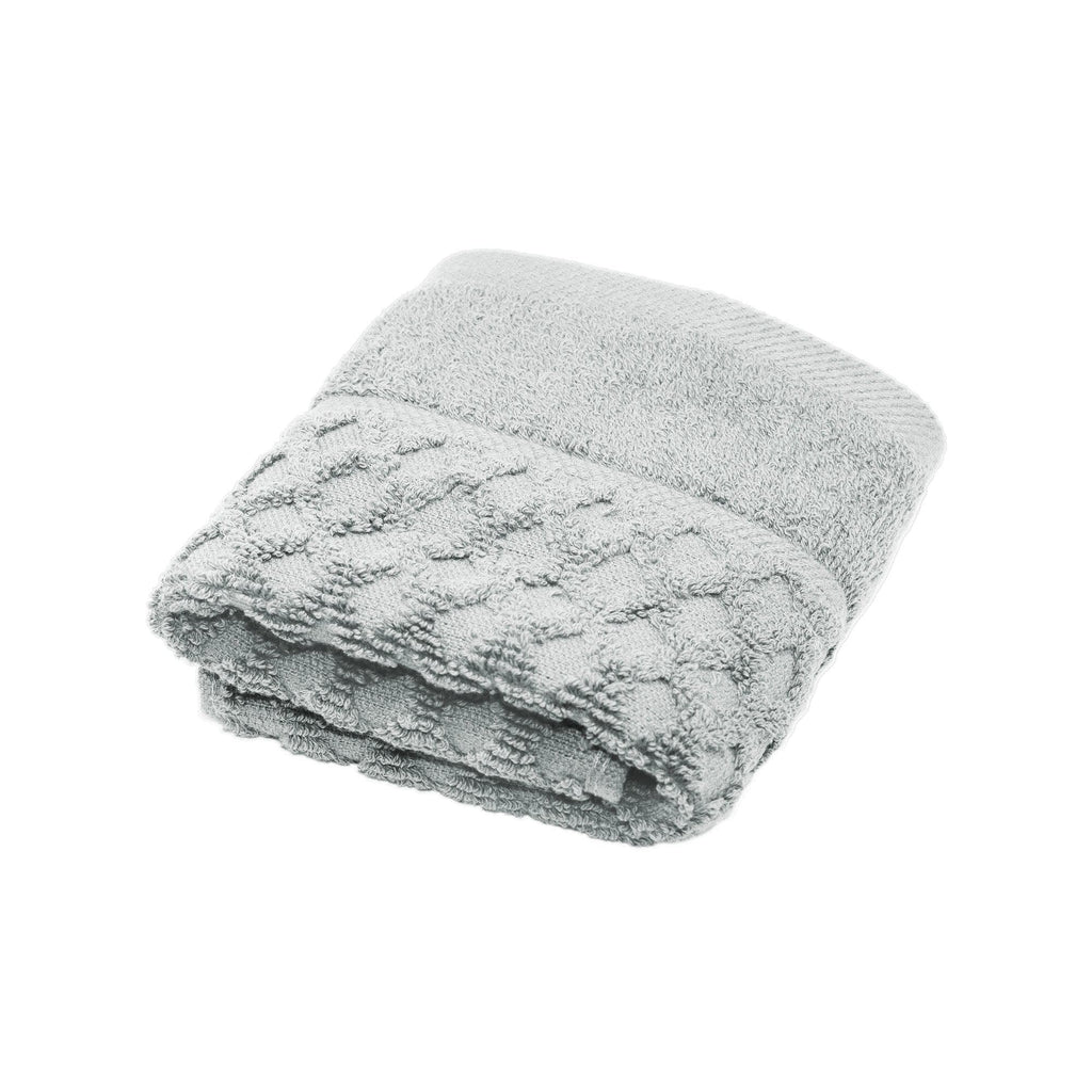 greatbayhome Bath Towels & Washcloths Washcloth / Light Gray Cotton Washcloth - Grayson Collection 100% Cotton Quick-Dry Washcloth | Grayson Collection by Great Bay Home