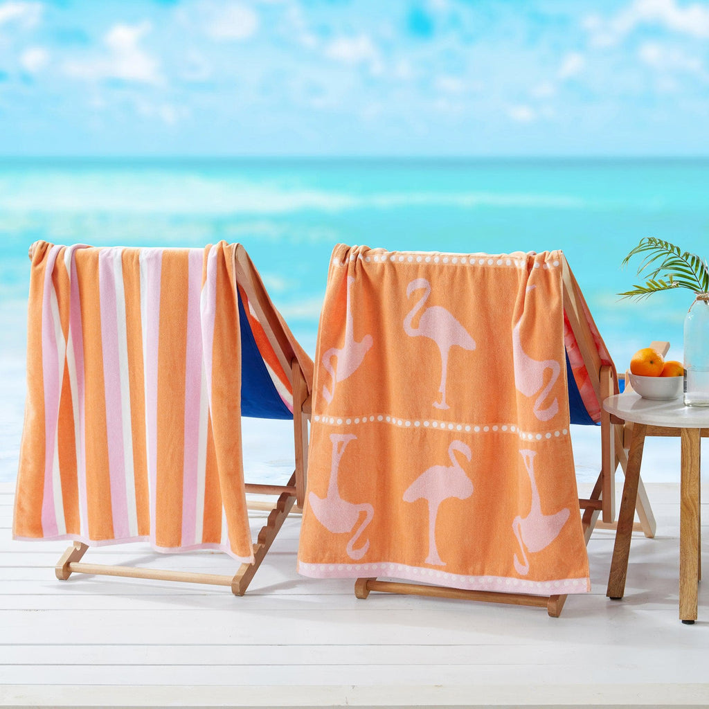 greatbayhome Beach Towels 2 Pack 100% Cotton Jacquard Beach Towels - Playa Collection 2 Pack 100% Cotton Jacquard Beach Towels | Playa Collection by Great Bay Home