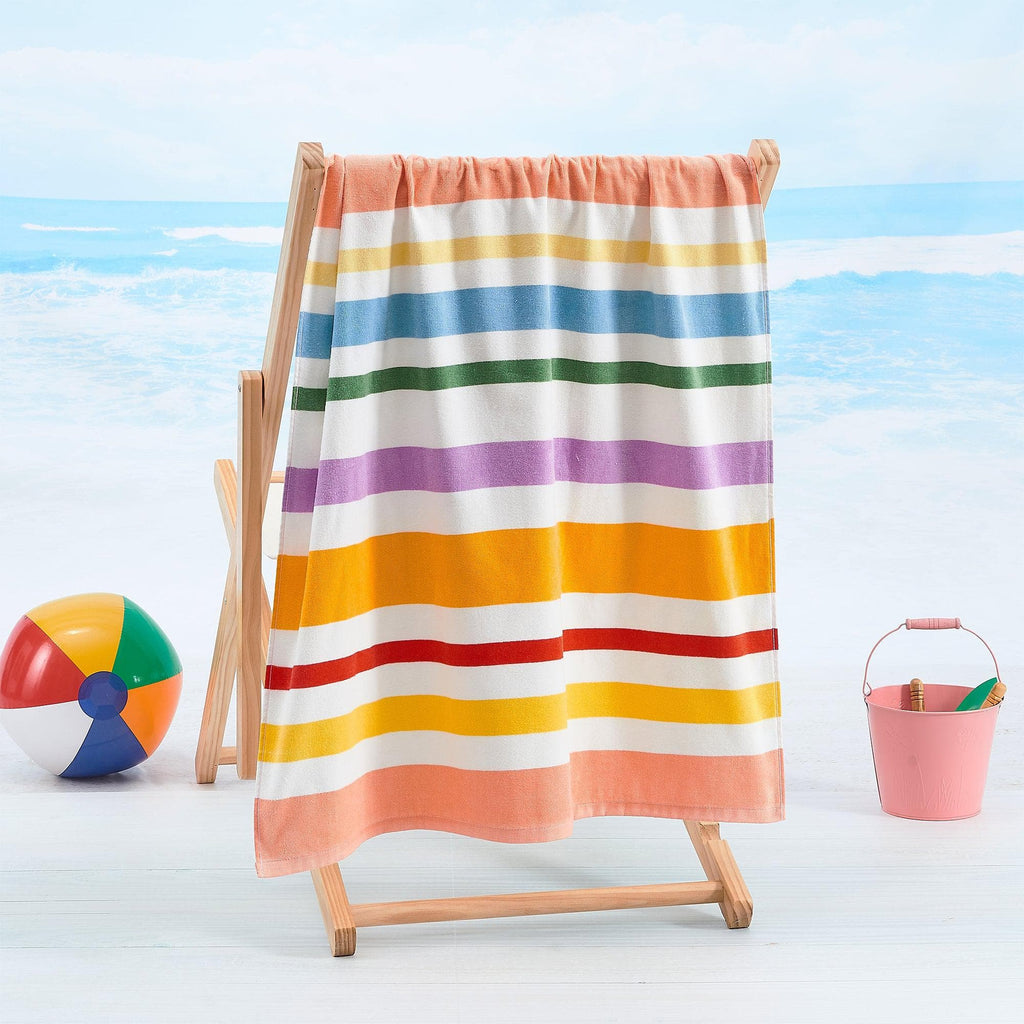 greatbayhome Beach Towels Vibrant Kids Beach Towel - Keilani Collection Vibrant Printed Beach Towels | Keilani Collection by Great Bay Home