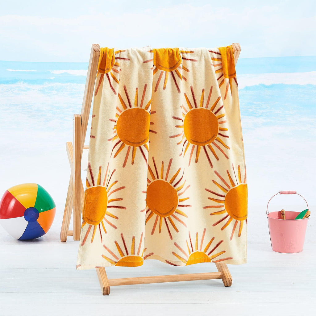 greatbayhome Beach Towels Vibrant Kids Beach Towel - Keilani Collection Vibrant Printed Beach Towels | Keilani Collection by Great Bay Home