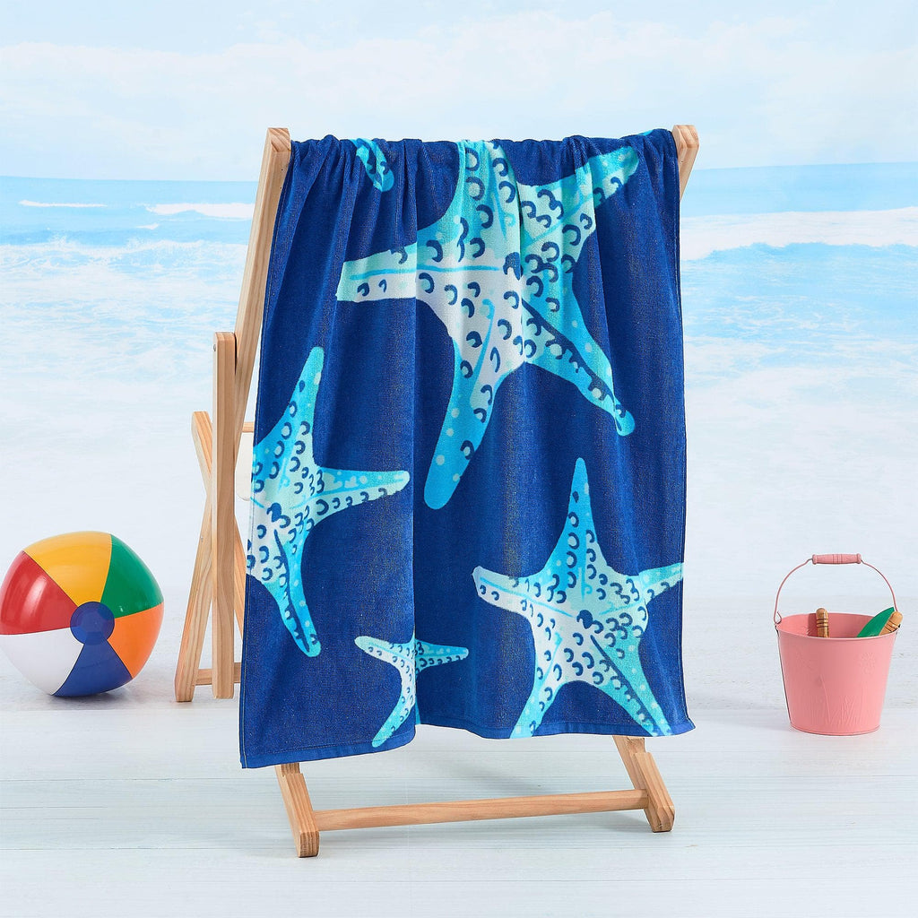 greatbayhome Beach Towels Vibrant Kids Beach Towel - Keilani Collection Vibrant Printed Beach Towels | Keilani Collection by Great Bay Home