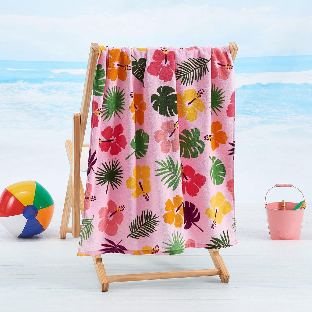 greatbayhome Beach Towels Vibrant Kids Beach Towel - Keilani Collection Vibrant Printed Beach Towels | Keilani Collection by Great Bay Home