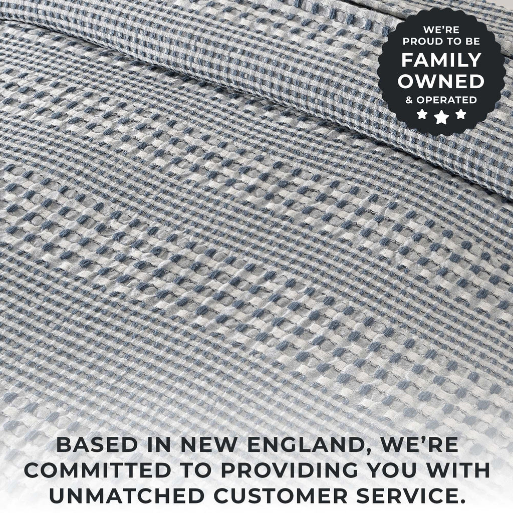 greatbayhome Blankets 100% Cotton Waffle Weave Textured Blanket | Cecilia Collection by Great Bay Home 100% Cotton Waffle Weave Textured Blanket | Cecilia Collection by Great Bay Home
