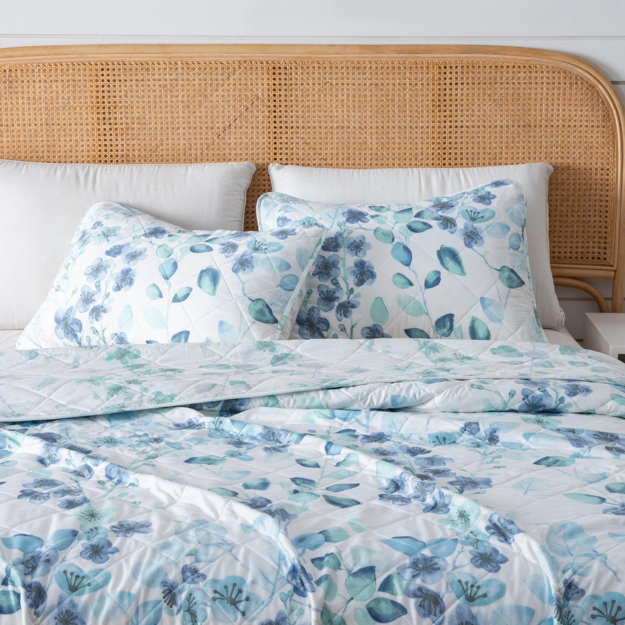 Great Bay Home Key West Quilts - Trapunta trapuntata reversibile per letto matrimoniale, 2 pezzi, con 1 federa, per tutte le stagioni, copriletti da Great Bay Home Key West Quilts - Trapunta trapuntata reversibile per letto matrimoniale, 2 pezzi, con 1 federa, per tutte le stagioni, copriletti da
